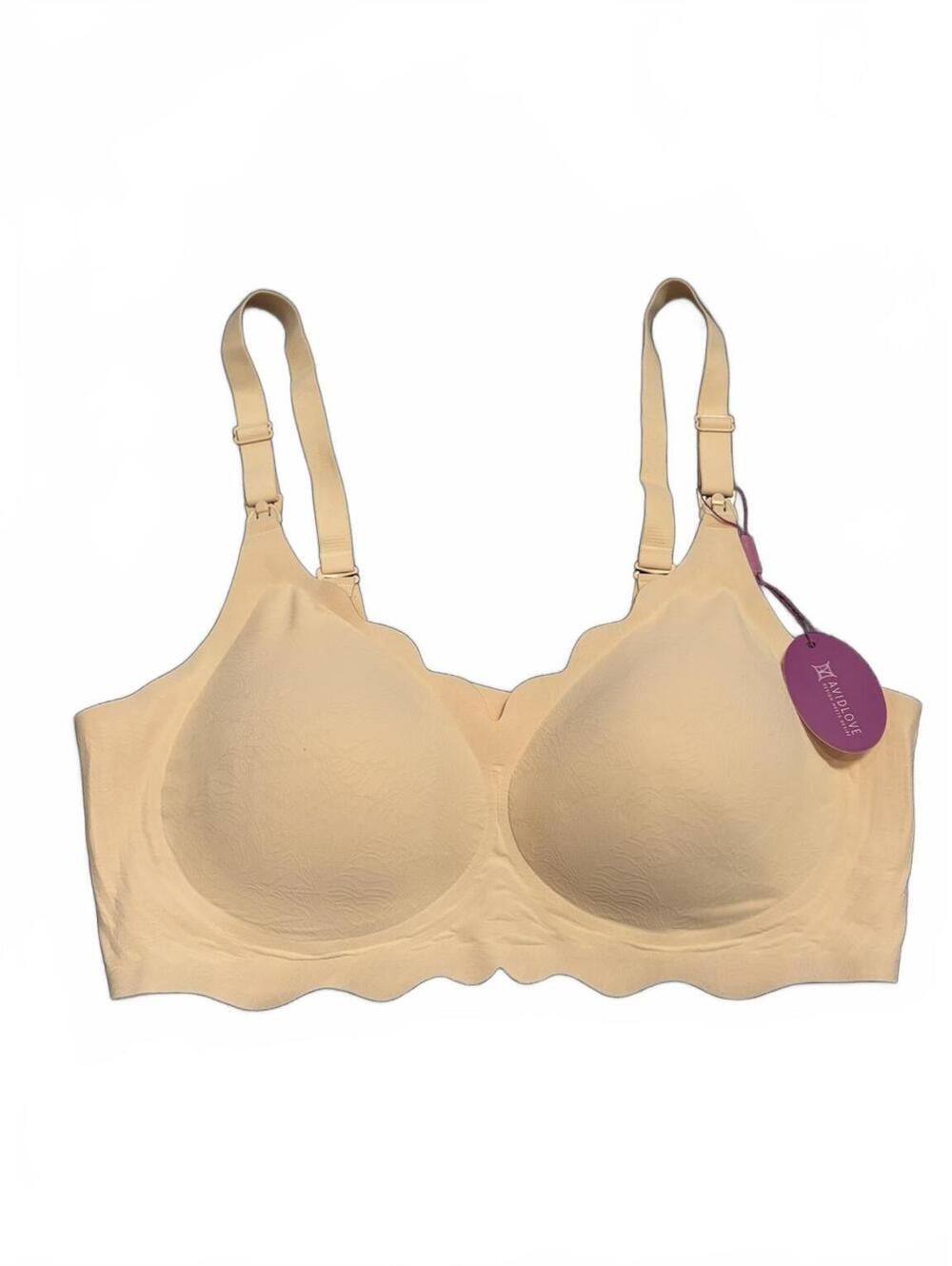 Avidlove Seamless Wireless Full Coverage Bra Nude 2XL NWT